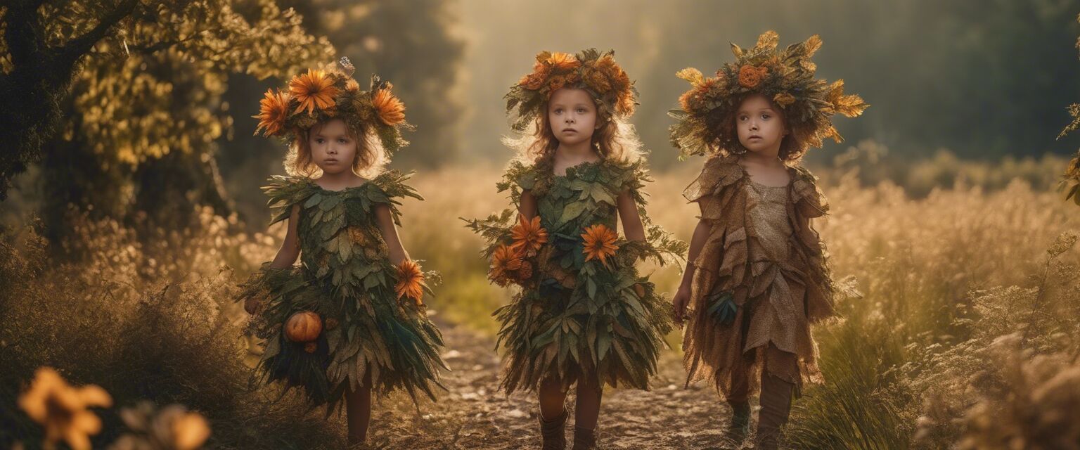 Nature-inspired eco-friendly costumes for kids